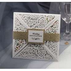 Invitation Card With Envelope Laser Cut Card Beautiful Wedding Invitation Card